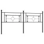 Kopfteil aus schwarzem Metall, 200 cm von , Kopf- und Fußteile - Ref: Foro24-374377, Preis: 38,64 €, Rabatt: %