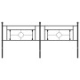 Kopfteil aus schwarzem Metall, 200 cm von , Kopf- und Fußteile - Ref: Foro24-374377, Preis: 39,12 €, Rabatt: %