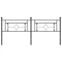 Kopfteil aus schwarzem Metall, 200 cm von , Kopf- und Fußteile - Ref: Foro24-374377, Preis: 38,64 €, Rabatt: %