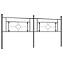 Kopfteil aus schwarzem Metall, 200 cm von , Kopf- und Fußteile - Ref: Foro24-374377, Preis: 38,64 €, Rabatt: %