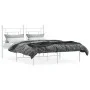 White metal bed frame with headboard 140x200 cm by , Beds and slatted bases - Ref: Foro24-374389, Price: 97,22 €, Discount: %