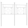 Cabecero de metal blanco 120 cm de , Cabeceros y pies de cama - Ref: Foro24-374419, Precio: 41,24 €, Descuento: %