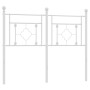 Kopfteil aus weißem Metall, 120 cm von , Kopf- und Fußteile - Ref: Foro24-374419, Preis: 41,88 €, Rabatt: %