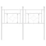 Cabecero de metal blanco 120 cm de , Cabeceros y pies de cama - Ref: Foro24-374419, Precio: 41,24 €, Descuento: %