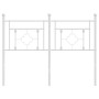 Kopfteil aus weißem Metall, 120 cm von , Kopf- und Fußteile - Ref: Foro24-374419, Preis: 41,88 €, Rabatt: %