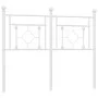 Cabecero de metal blanco 120 cm de , Cabeceros y pies de cama - Ref: Foro24-374419, Precio: 41,24 €, Descuento: %