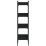 4-shelf black engineered wood bookcase 35x30x138.5 cm by , Bookcases and shelves - Ref: Foro24-838848, Price: 45,94 €, Discou...