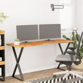 Rectangular acacia wood desk board 140x50x2.5 cm by , Desk accessories and products - Ref: Foro24-370167, Price: 101,40 €, Di...