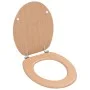 WC toilet seat with bamboo design MDF cover by vidaXL, Toilet and bidet seats - Ref: Foro24-143927, Price: 43,09 €, Discount: %