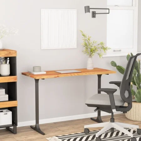 Rectangular acacia wood desk board 120x60x2.5 cm by , Desk accessories and products - Ref: Foro24-370173, Price: 101,18 €, Di...