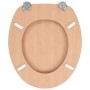 WC toilet seat with bamboo design MDF cover by vidaXL, Toilet and bidet seats - Ref: Foro24-143927, Price: 44,08 €, Discount: %