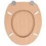 WC toilet seat with bamboo design MDF cover by vidaXL, Toilet and bidet seats - Ref: Foro24-143927, Price: 43,09 €, Discount: %