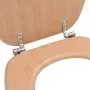 WC toilet seat with bamboo design MDF cover by vidaXL, Toilet and bidet seats - Ref: Foro24-143927, Price: 43,09 €, Discount: %