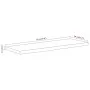 Rectangular wall shelf acacia wood live edge 70x30x2.5 cm by , Shelves and shelves - Ref: Foro24-370237, Price: 37,46 €, Disc...