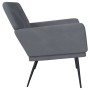 Banco de terciopelo gris oscuro 108x79x79 cm en Bancos | Comprar online en Foro24