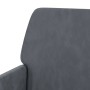 Banco de terciopelo gris oscuro 108x79x79 cm en Bancos | Comprar online en Foro24