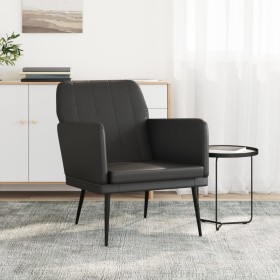 Sillón de cuero sintético negro 61x78x80 cm en Sillones | Comprar online en Foro24