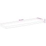 Rectangular acacia wood board live edge 160x40x2.5 cm by , Table tops - Ref: Foro24-370256, Price: 128,20 €, Discount: %