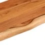 Rechteckiges Brett aus Akazienholz mit lebender Kante, 120 x 40 x 2,5 cm von , Tischplatten - Ref: Foro24-370254, Preis: 82,8...
