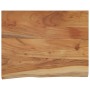 Estante pared rectangular madera acacia borde vivo 40x30x3,8 cm de , Estantes y estanterías - Ref: Foro24-370282, Precio: 30,...