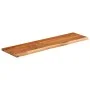 Rectangular wall shelf acacia wood live edge 110x30x3.8cm by , Shelves and shelves - Ref: Foro24-370289, Price: 63,10 €, Disc...