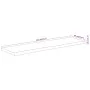Rectangular wall shelf acacia wood live edge 110x30x3.8cm by , Shelves and shelves - Ref: Foro24-370289, Price: 63,10 €, Disc...