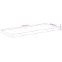 Rechteckige Badezimmerarbeitsplatte aus massivem Akazienholz 140x60x3,8 cm von , Arbeitsplatten - Ref: Foro24-370313, Preis: ...
