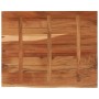 Rechteckiges Brett aus Akazienholz mit lebender Kante, 100 x 80 x 2,5 cm von , Schreibtischzubehör und Produkte - Ref: Foro24...