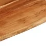 Rechteckiges Brett aus Akazienholz mit lebender Kante, 100 x 80 x 2,5 cm von , Schreibtischzubehör und Produkte - Ref: Foro24...