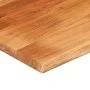 Rechteckiges Brett aus Akazienholz mit lebender Kante, 100 x 80 x 2,5 cm von , Schreibtischzubehör und Produkte - Ref: Foro24...