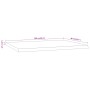 Rectangular board acacia wood live edge 100x80x2.5 cm by , Desk accessories and products - Ref: Foro24-370268, Price: 112,06 ...