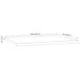 Rectangular board acacia wood live edge 100x80x2.5 cm by , Desk accessories and products - Ref: Foro24-370268, Price: 110,07 ...