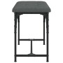 Esszimmerbank aus Stahl und dunkelgrauem Stoff, 62 x 32 x 45 cm von , Ess- und Küchenbänke - Ref: Foro24-835219, Preis: 41,41...