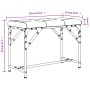 Esszimmerbank aus Stahl und dunkelgrauem Stoff, 62 x 32 x 45 cm von , Ess- und Küchenbänke - Ref: Foro24-835219, Preis: 41,41...