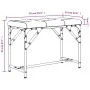 Steel and dark gray fabric dining bench 62x32x45 cm by , Dining and kitchen benches - Ref: Foro24-835219, Price: 40,85 €, Dis...