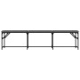 Esszimmerbank aus Stahl und dunkelgrauem Stoff, 186 x 32 x 45 cm von , Ess- und Küchenbänke - Ref: Foro24-835225, Preis: 80,6...