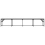 Banco de comedor acero y tela gris claro 248x32x45 cm de , Bancos de comedor y cocina - Ref: Foro24-835227, Precio: 97,78 €