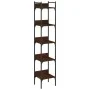 Bookcase with 5 shelves brown oak wood 35x30x174 cm by , Bookcases and shelves - Ref: Foro24-838857, Price: 52,89 €, Discount: %