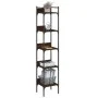 Bookcase with 5 shelves brown oak wood 35x30x174 cm by , Bookcases and shelves - Ref: Foro24-838857, Price: 52,89 €, Discount: %