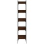Bookcase with 5 shelves brown oak wood 35x30x174 cm by , Bookcases and shelves - Ref: Foro24-838857, Price: 53,55 €, Discount: %