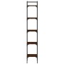 Bookcase with 5 shelves brown oak wood 35x30x174 cm by , Bookcases and shelves - Ref: Foro24-838857, Price: 53,55 €, Discount: %