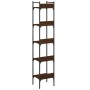 Bücherregal mit 5 Regalen aus braunem Eichenholz 35x30x174 cm von , Bücherregale und Regale - Ref: Foro24-838857, Preis: 53,5...