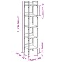 Bookcase with 5 shelves brown oak wood 35x30x174 cm by , Bookcases and shelves - Ref: Foro24-838857, Price: 53,55 €, Discount: %