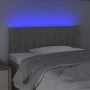 Headboard with LED lights in light gray fabric 80x5x78/88 cm by , Headboards and footboards - Ref: Foro24-3121824, Price: 38,...