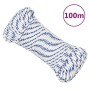 Weißes Polypropylen-Bootsseil 3 mm 100 m von , Seile und Metallschnüre - Ref: Foro24-152271, Preis: 12,12 €, Rabatt: %