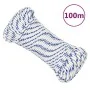 White polypropylene boat rope 3 mm 100 m by , Ropes and metal cords - Ref: Foro24-152271, Price: 11,95 €, Discount: %