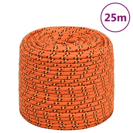 Orangefarbenes Polypropylen-Bootsseil 10 mm 25 m von , Seile und Metallschnüre - Ref: Foro24-152665, Preis: 16,13 €, Rabatt: %