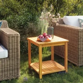 Solid acacia wood side table 45x45x45 cm by vidaXL, Coffee table - Ref: Foro24-44128, Price: 57,12 €, Discount: %
