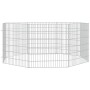 Rabbit cage 8 panels galvanized iron 54x60 cm by , Cages and habitats for small animals - Ref: Foro24-171574, Price: 30,96 €,...