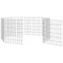 Rabbit cage 8 panels galvanized iron 54x60 cm by , Cages and habitats for small animals - Ref: Foro24-171574, Price: 30,40 €,...
